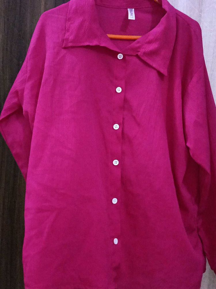 Beautiful Pink Shirt For Womens
