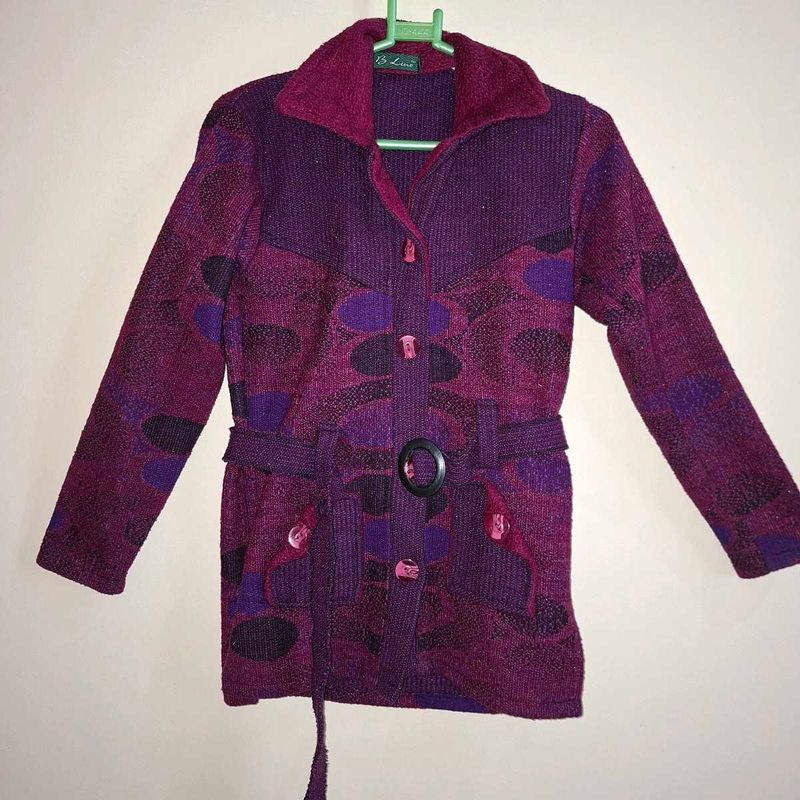 Comfortable Purple Sweater 🧣👘