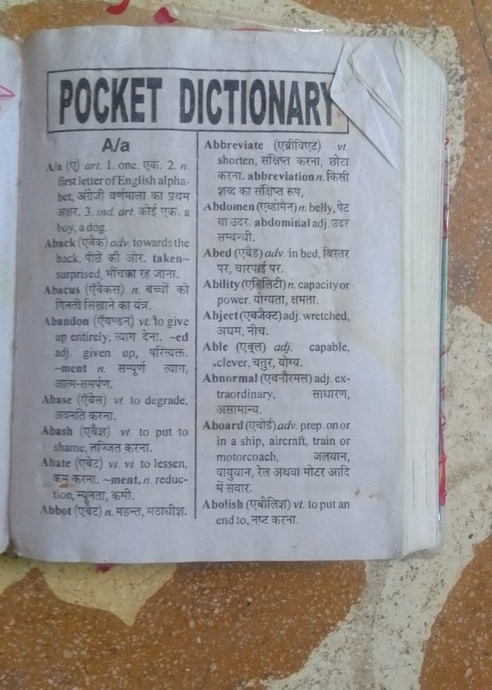 Pocket Dictionary Like New With Cover