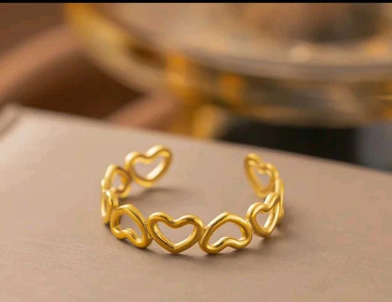 Gold Heart Ring