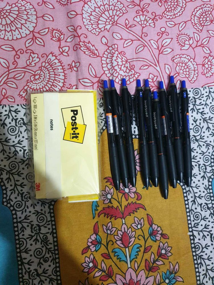 Pens &amp; Post-it Notes Bundle