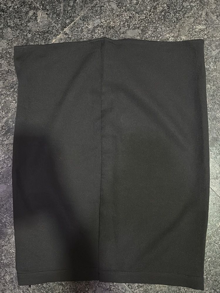 Black Straight Skirt