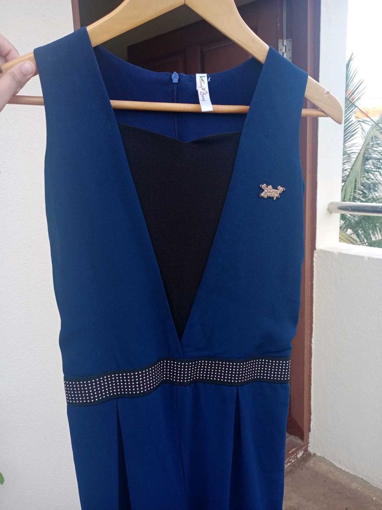 Hunny Bunny Navy Blue Jumpsuit,Size-XS