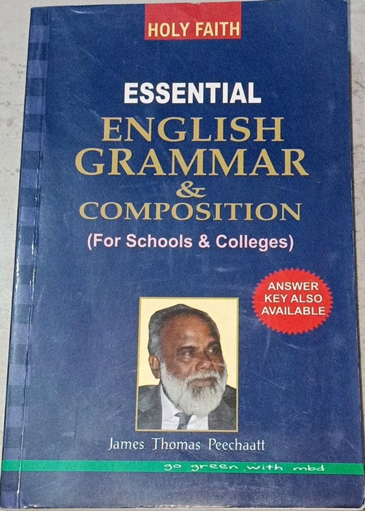 Holy Faith Book English Grammar and Composition
