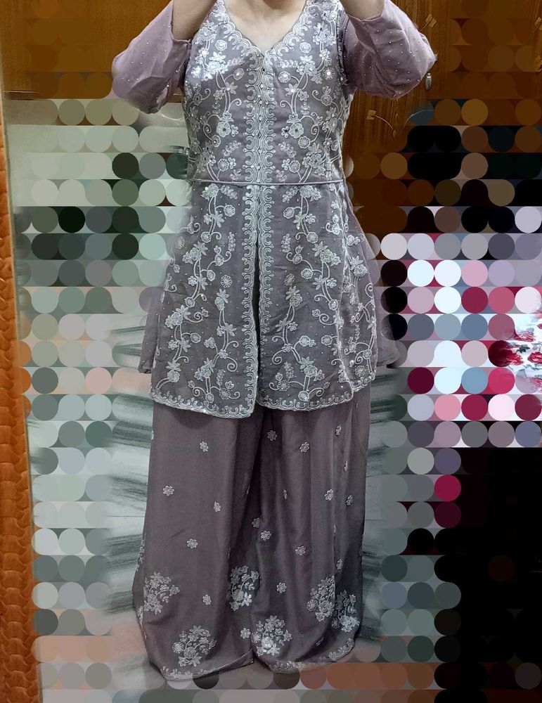 Sharara Kurti Dupatta Set