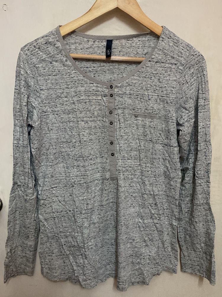 Grey Tunic Top