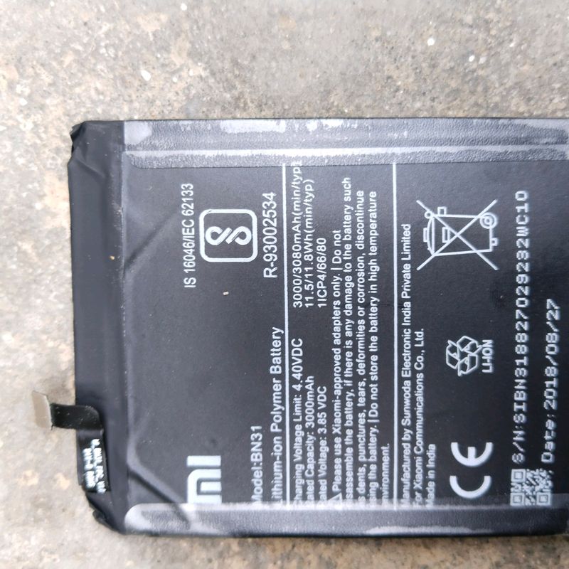 Mobile Battery For Xiaomi Mi Redmi Y1 bn31