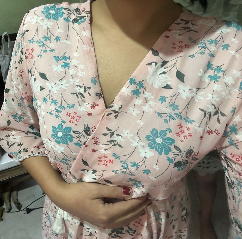 Floral Printed Dress💖🌸
