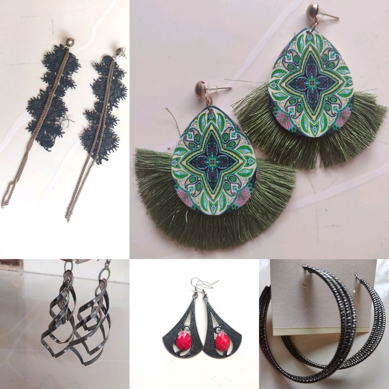 Combo of 5 Earrings