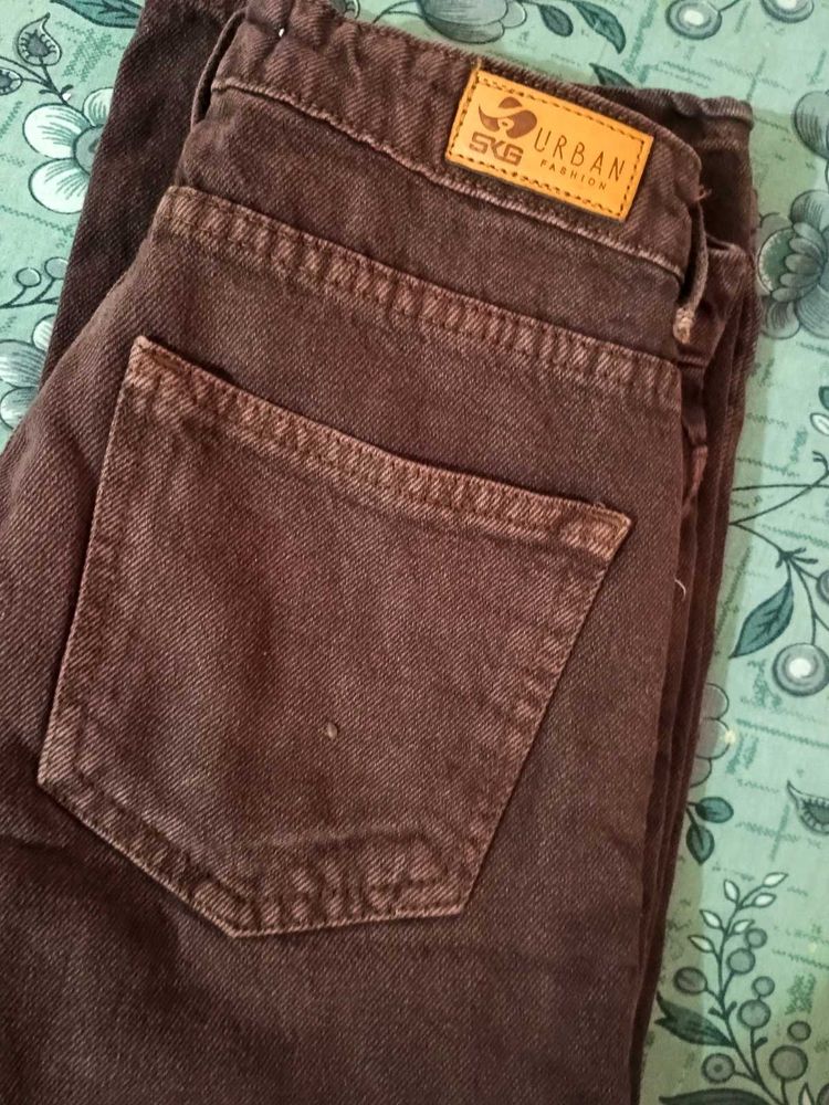 Denim Straight Pant