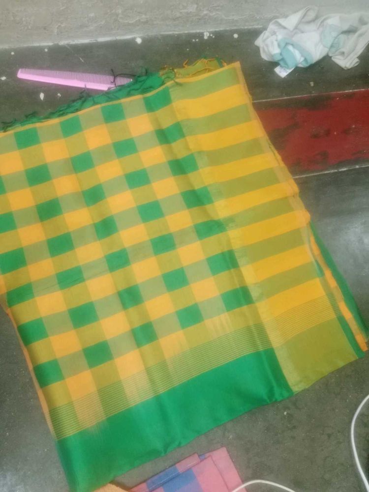 Checkered Saree