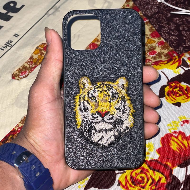 Iphone 12/12pro Tiger 3d Thread Work Case