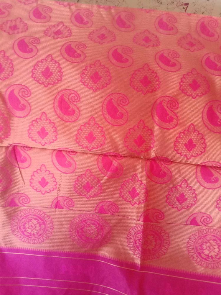 Pink Paisley Sari