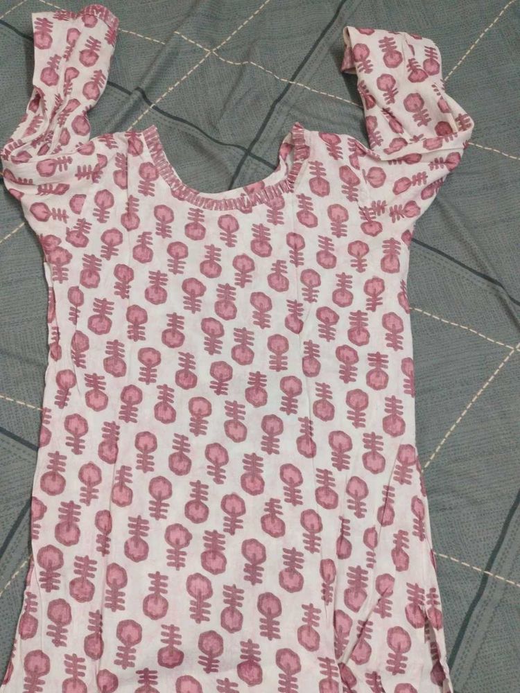 Floral Print Kurta