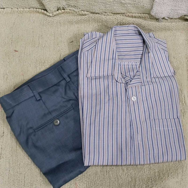 New Set Of Tailored Shirt And Trousers