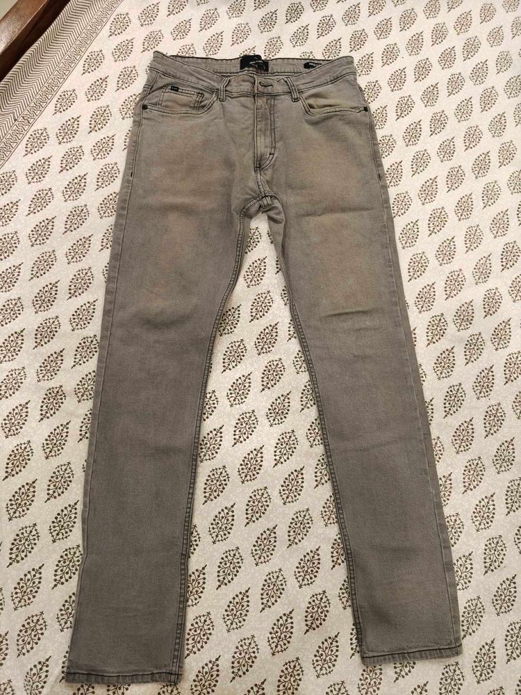 Gray Denim Jeans