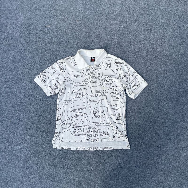 Stussy Graphic Polo Shirt