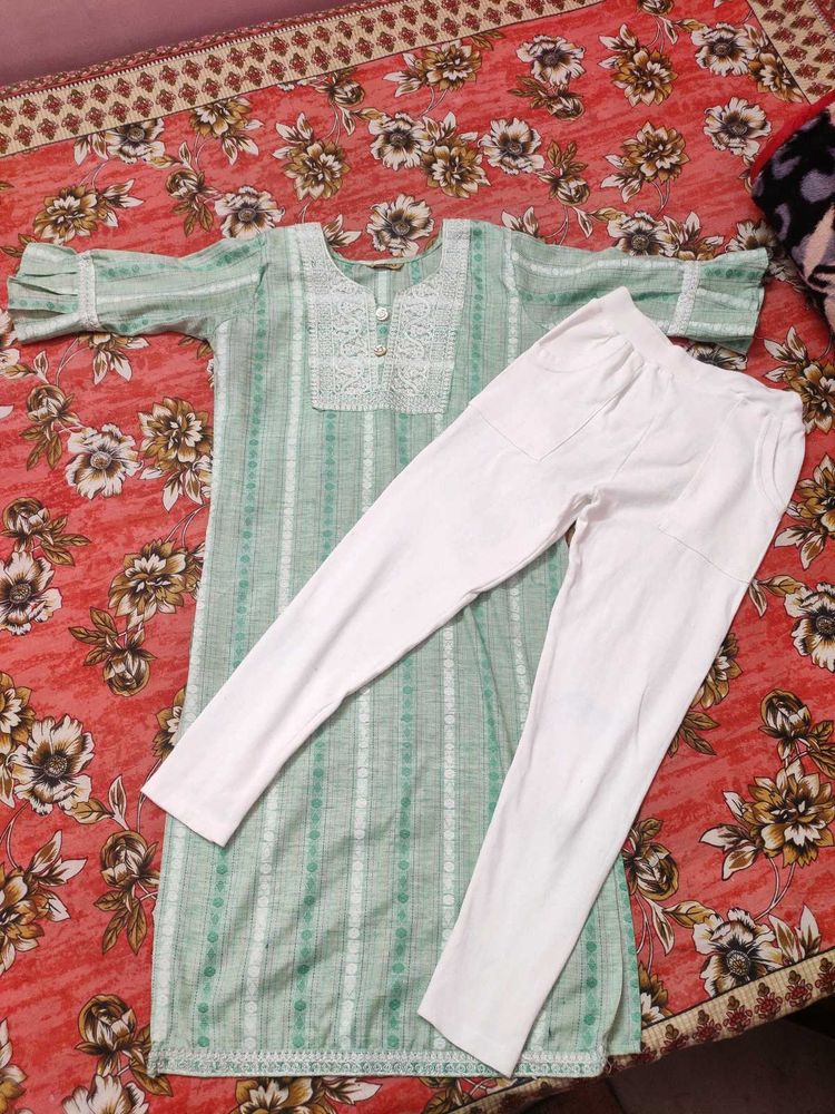 New kurti Set 💚