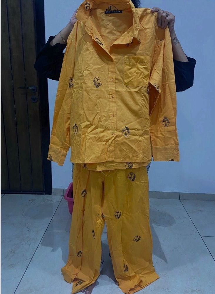 Stylish Mustard Co-ord Set