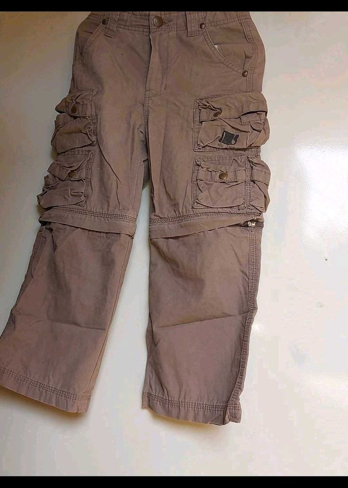 Convertible Cargo Pants &amp; Sweater woolen combo