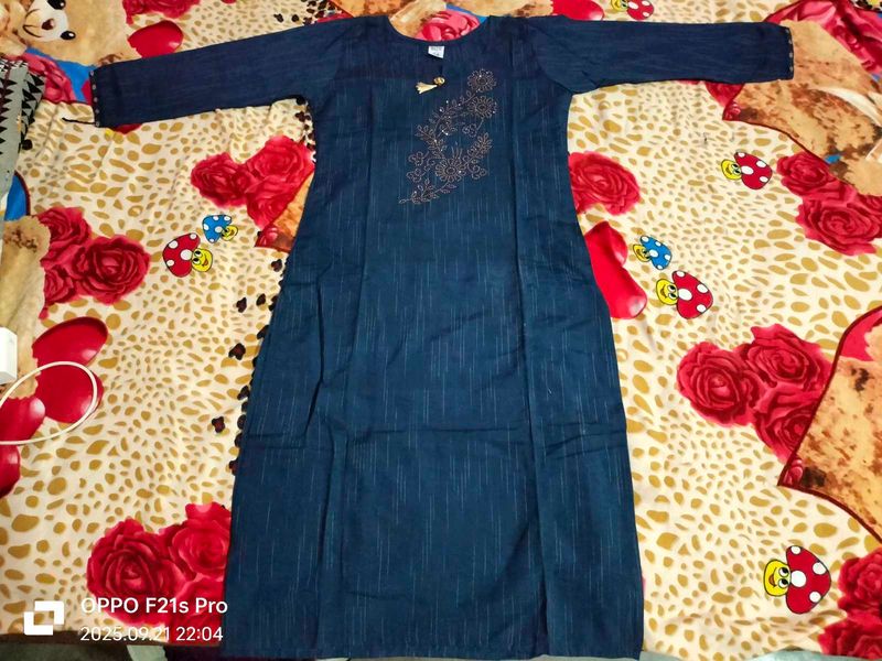 Elegant Blue Kurta