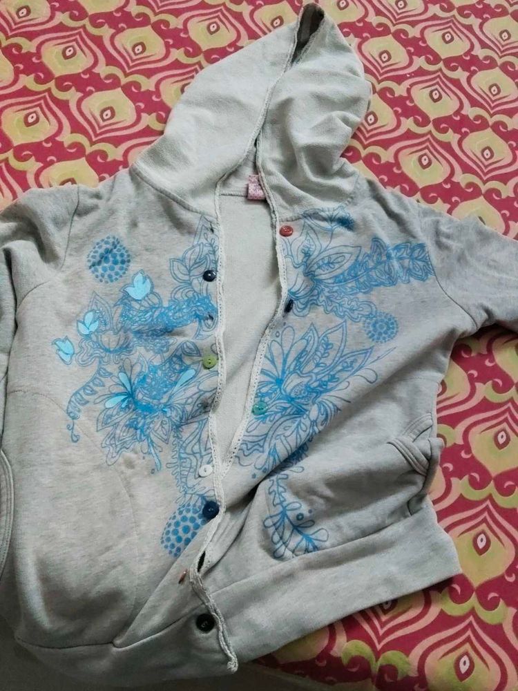 Jacket Floral Hoodie