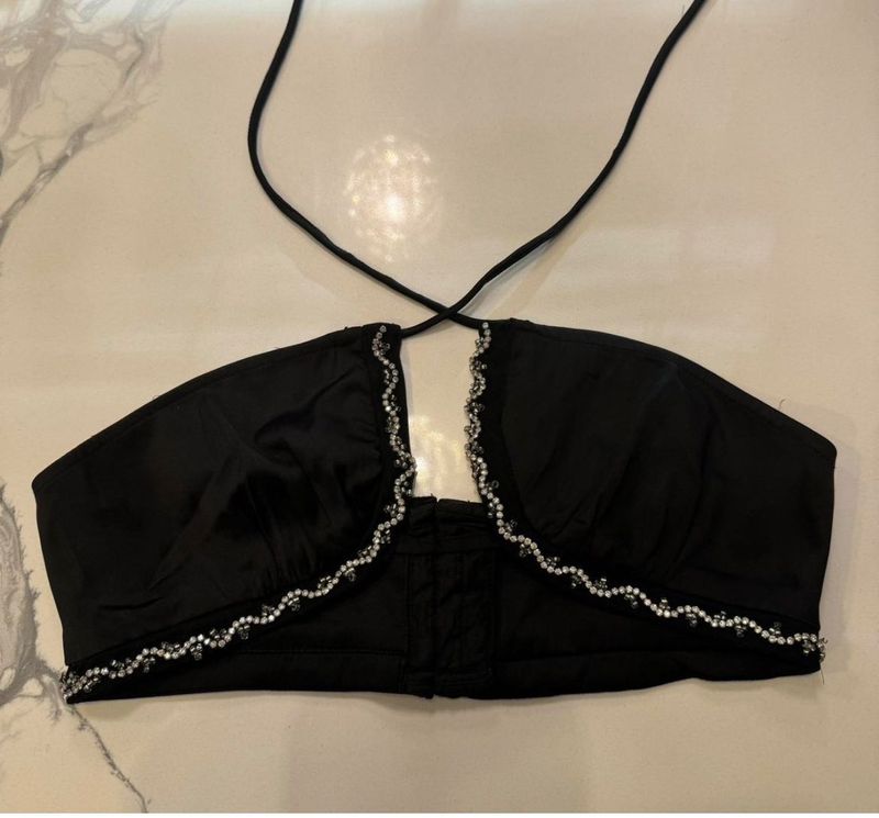 Zara Rhinestone Top