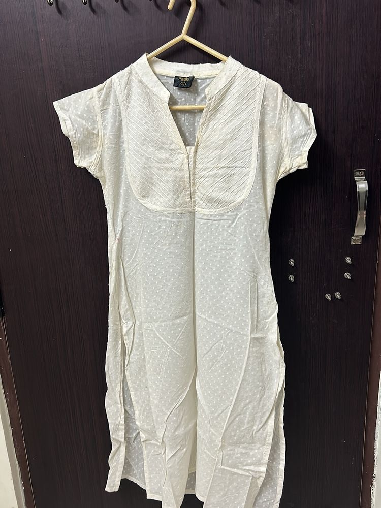 White Cotton Kurta!