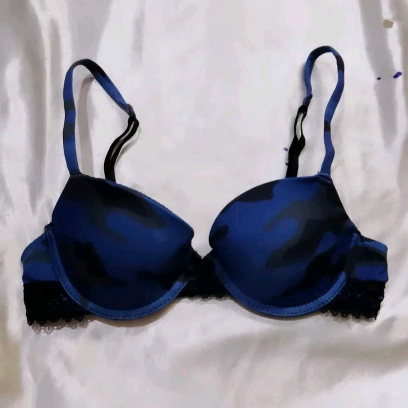 Blue Camo Bra