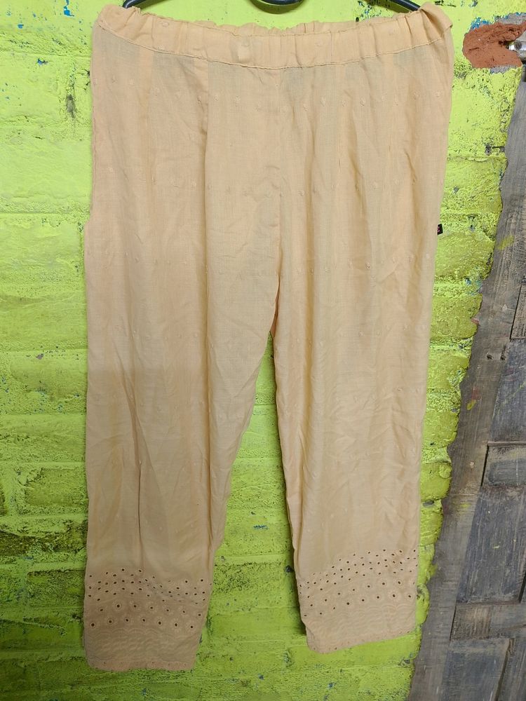 Skin Colour Plazo ..Size M