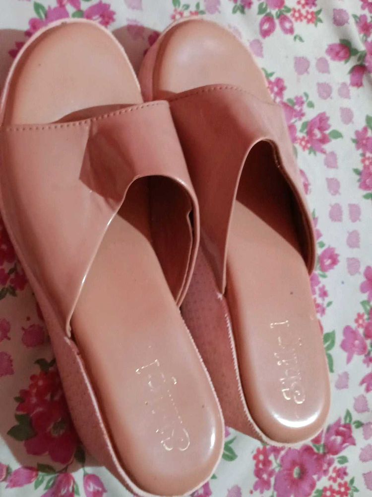 Cute Pink Platform Slides