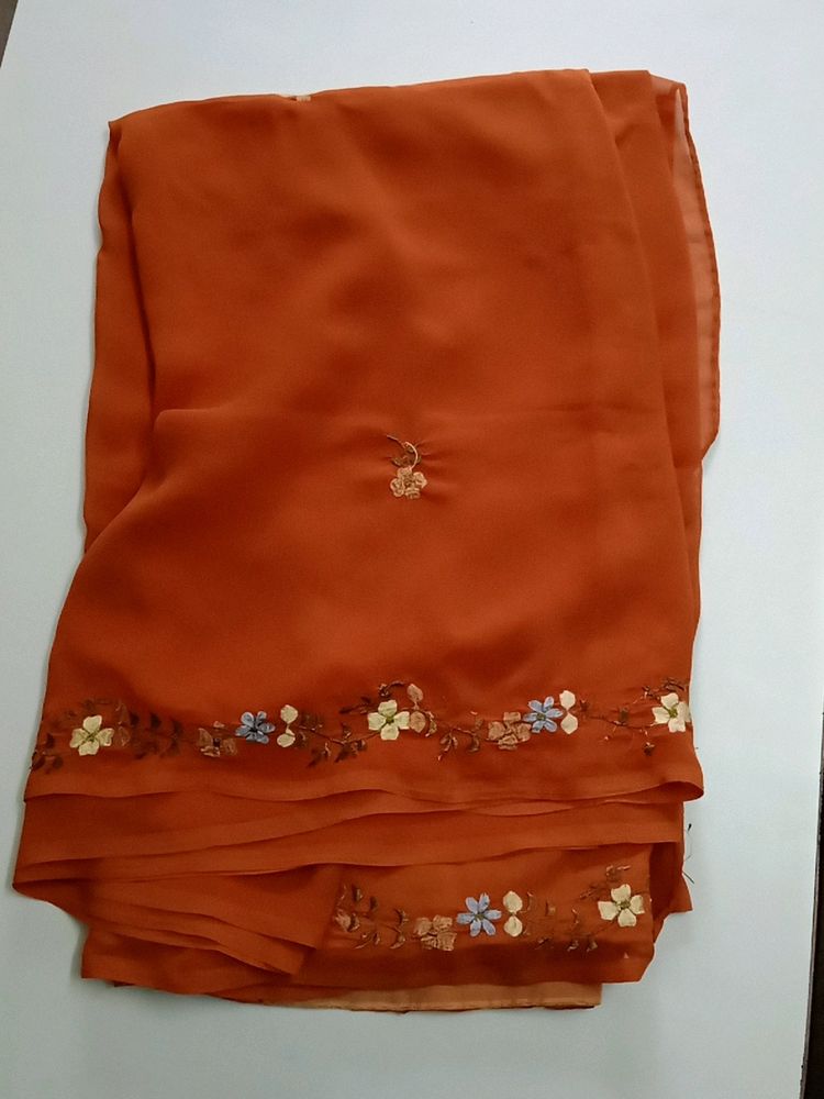 Orange Saree