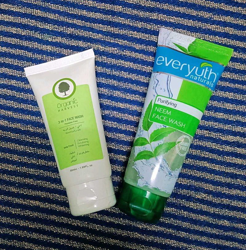 Organic Harvest &amp; Everyuth Face Wash