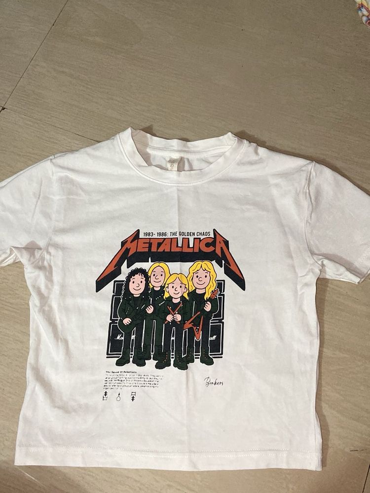 Metallica Graphic Print Tee