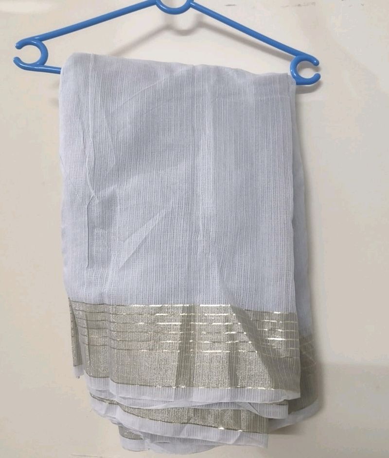 Grey Paper Saree