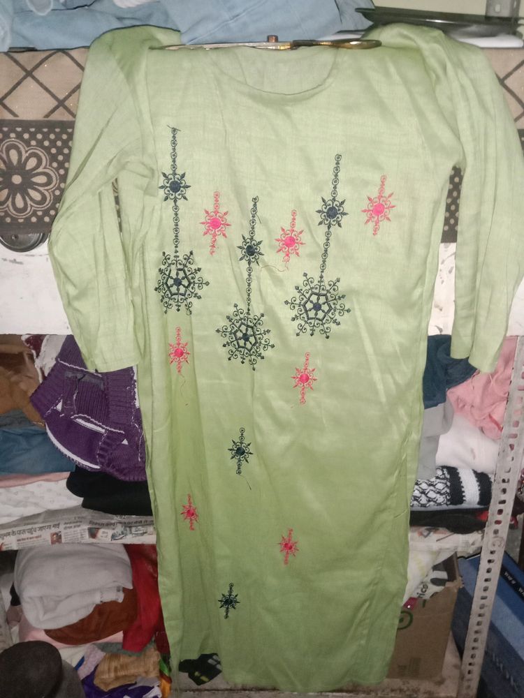 Lemon Green Kurti
