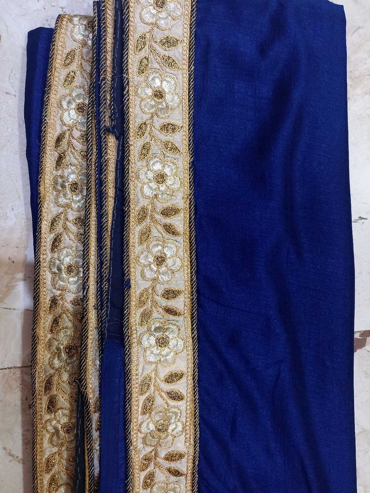 Beautiful Navy Blue Saree🧿
