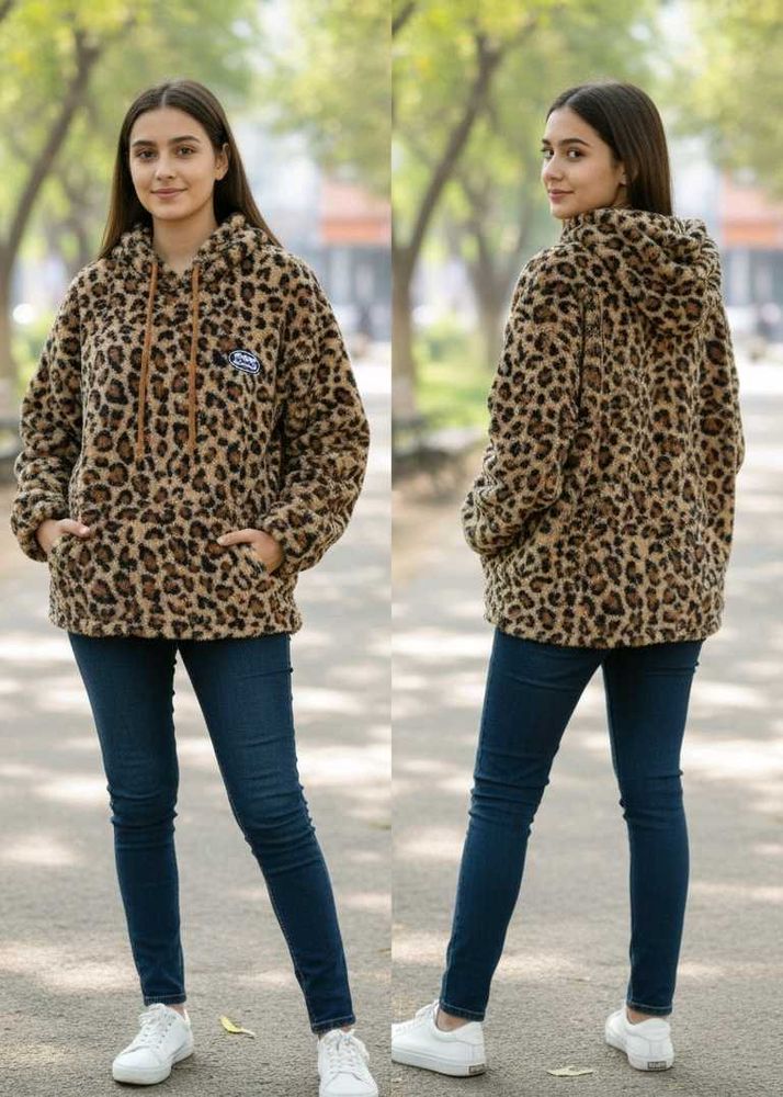 Leopard Print Hoodie