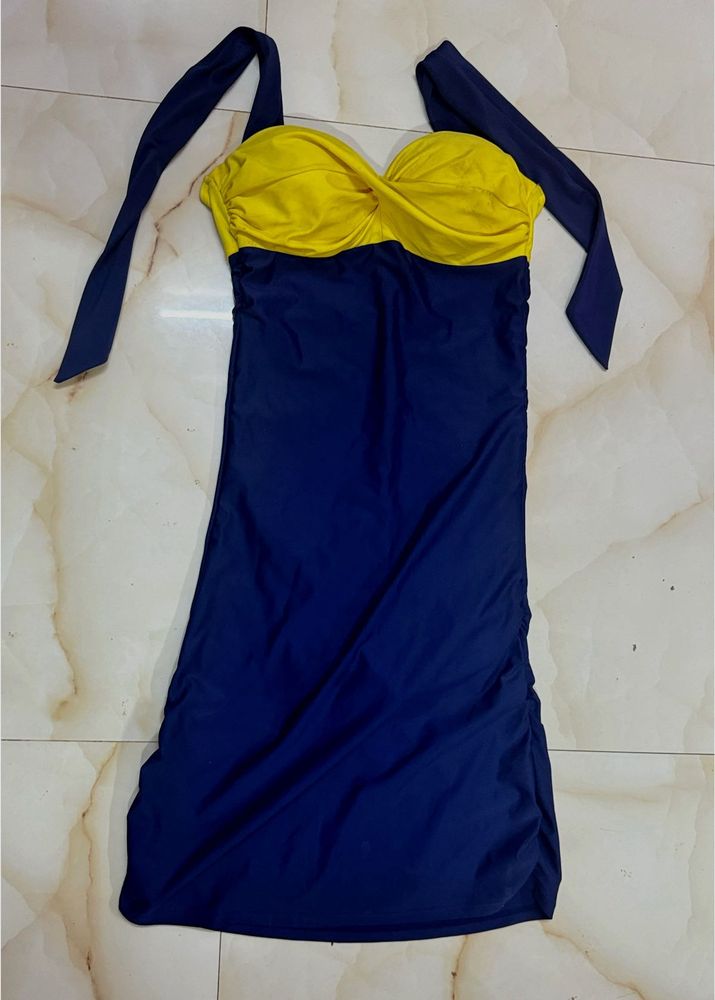 Colorblock Beach Dress