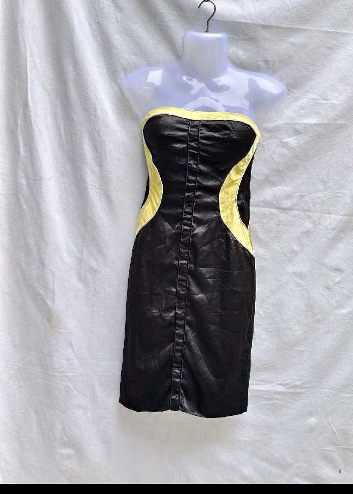 Yellow Bodycon Party Dress