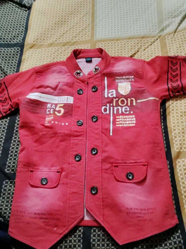Boys Cotton Blazer.