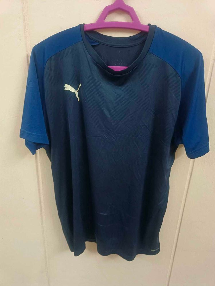 Puma T Shirt Navy Blue
