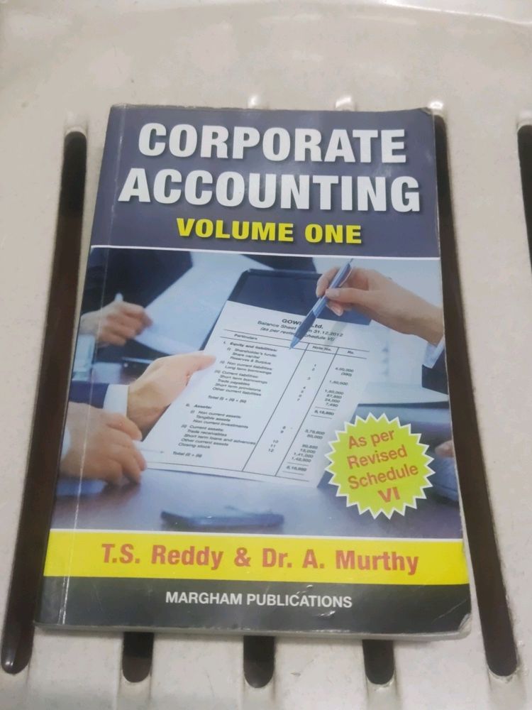 Corporate Accounting T.S Reddy And Dr.A.murthy
