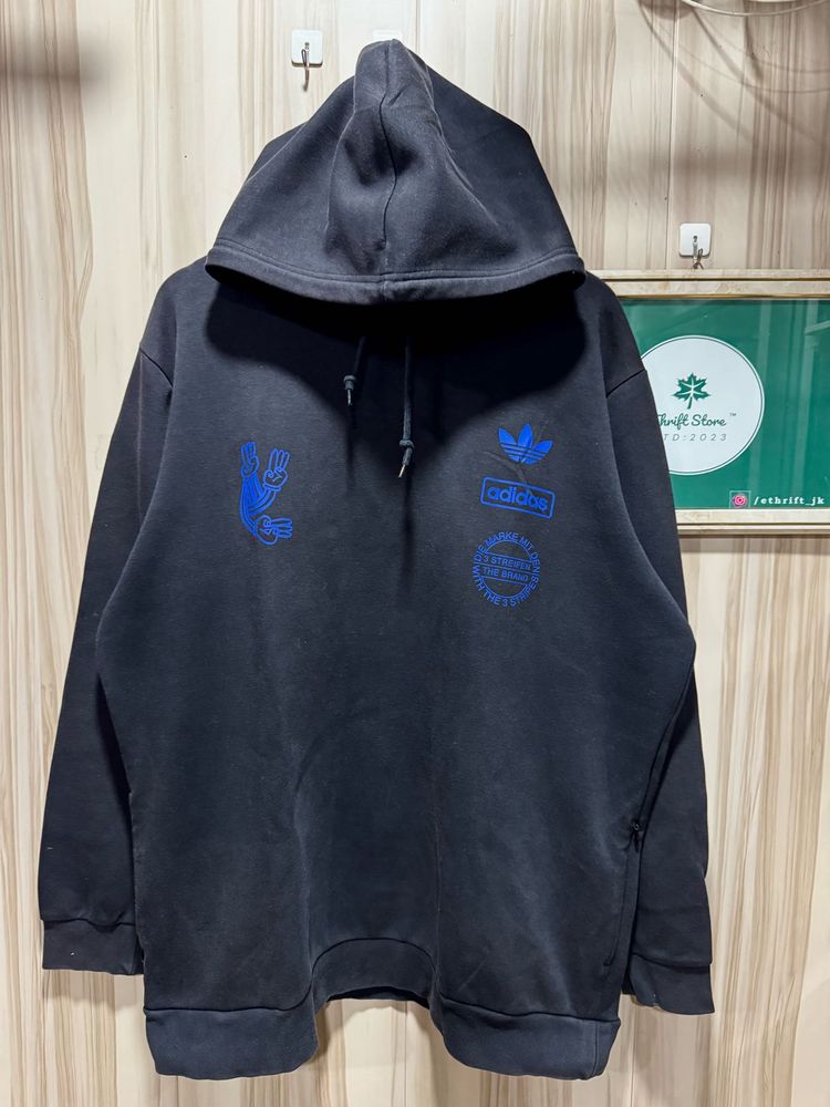 Adidas Originals Oversized Black Hoodie