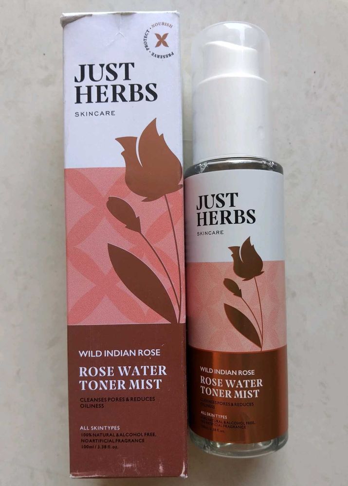 Just Herbs Rose Water Toner Mist