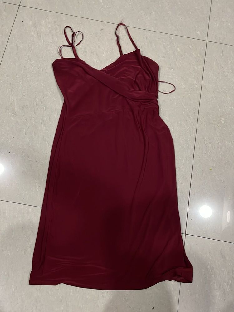 Boohoo Red Dress