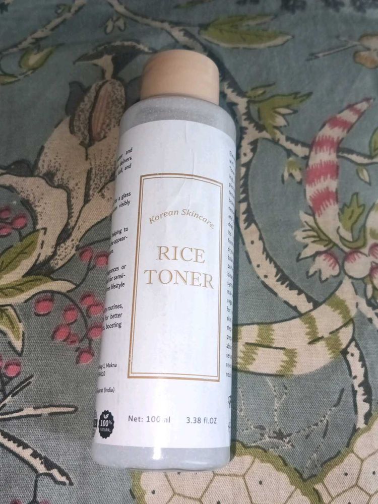 Korean Skincare Rice Toner