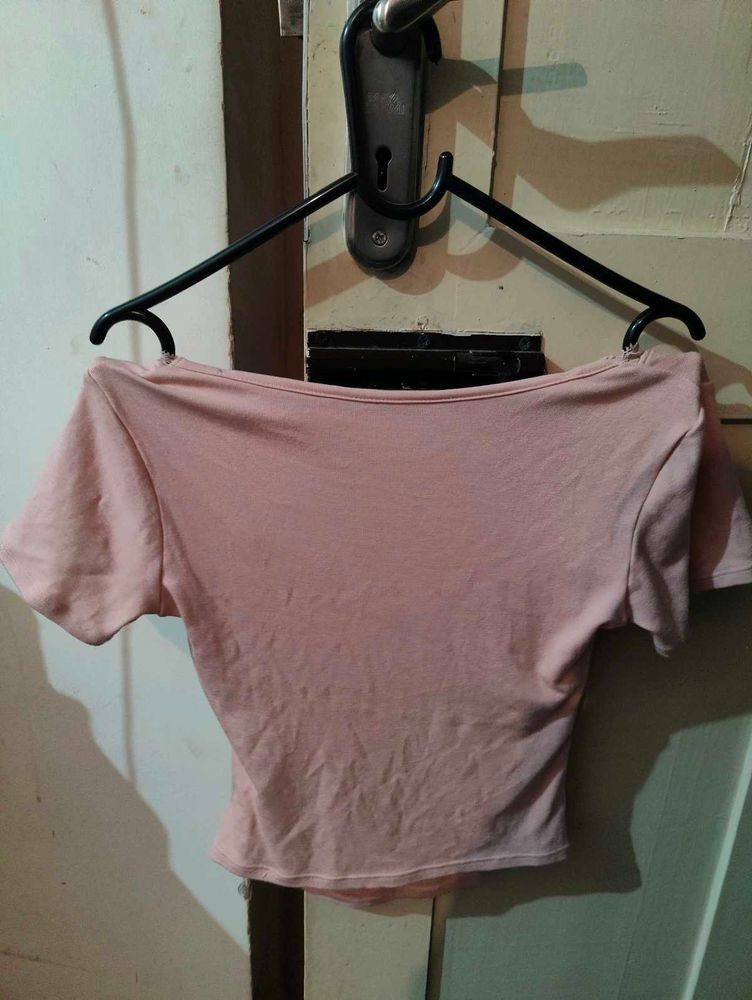 Cute Pink Crop Top