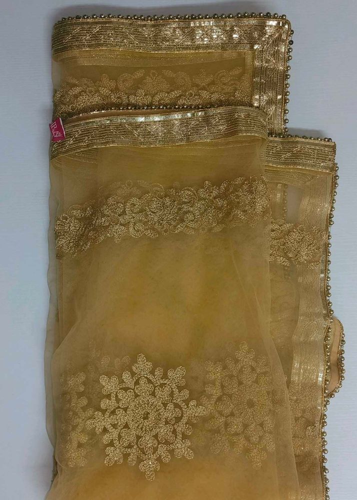 Elegant Golden Dupatta