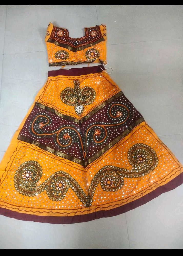 Ethnic Lehenga Choli For Kids Girls Rajasthan
